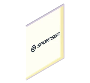 Modèle 3D du produit : Vitrophanie Signée Sportsign