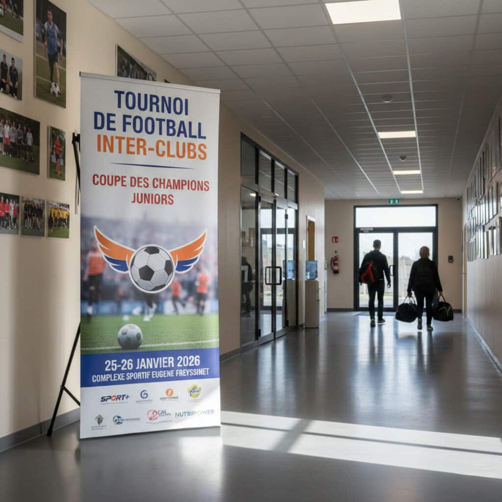 X-banner sportif pour un événement