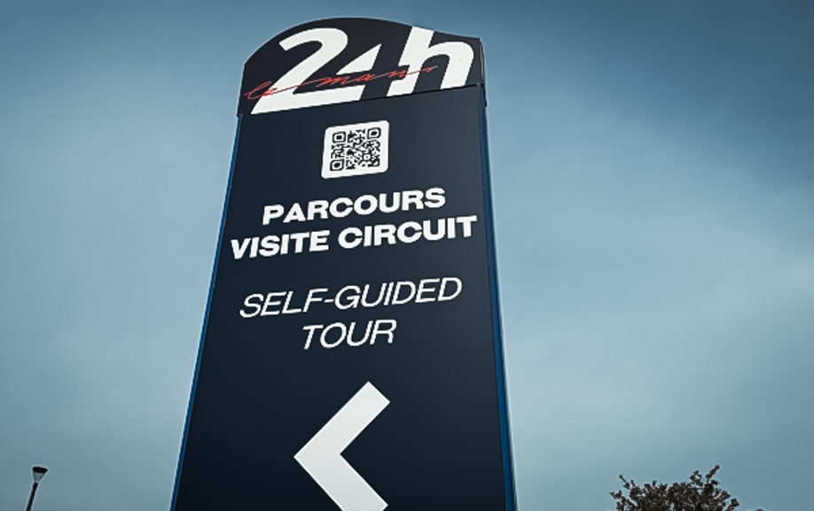 Signalétique pour les 24h du Mans